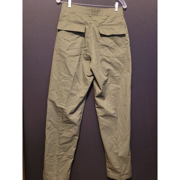 Vintage Green Utility Trouser US Navy Uniform Pants 32x33 - Picture 7 of 8